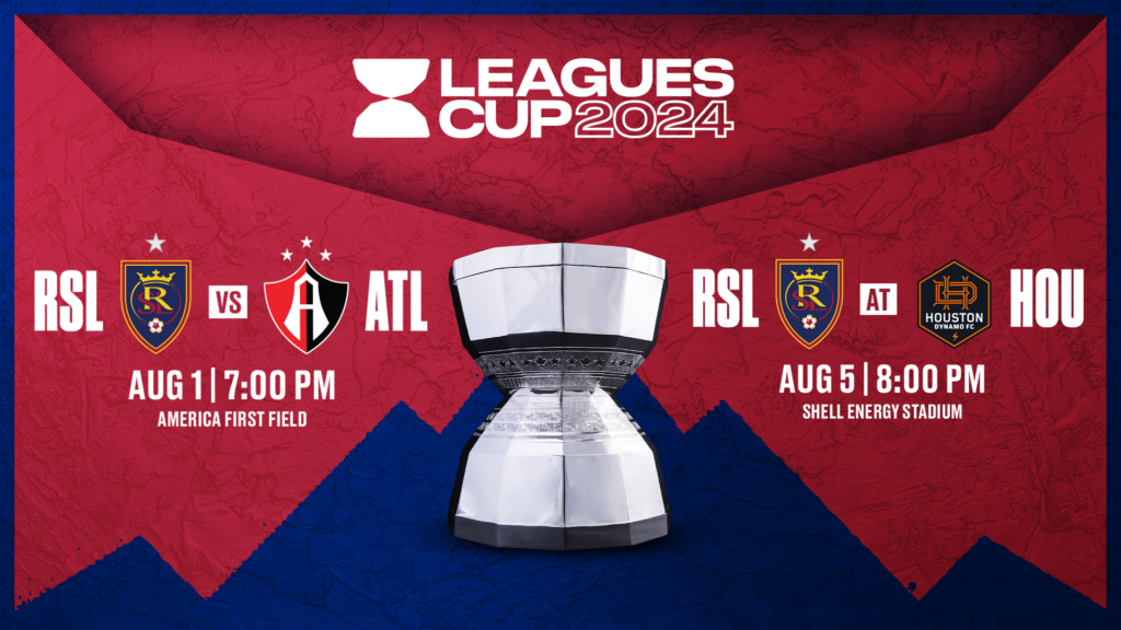 RSL Leagues Cup 2024 Schedule Announced v Atlas, Houston