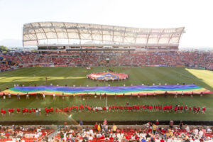 URFC and RSL Celebrate Pride at America First Field