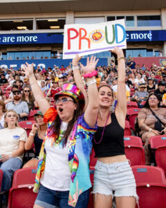 URFC and RSL Celebrate Pride at America First Field